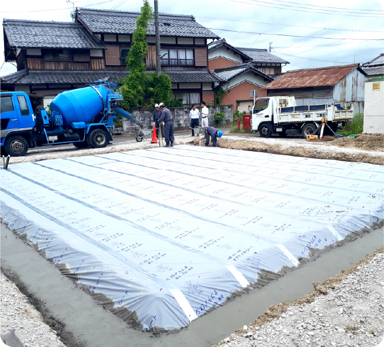全国での住宅基礎工事採用実績